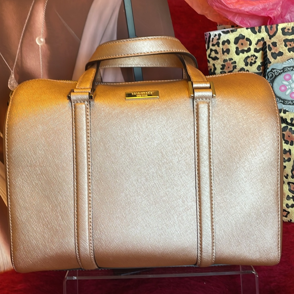 Kate Spade New York Cassie Newbury Lane Satchel Crossbody New Rose Gold Nwt